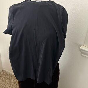 GAP Women's Dark Gray Short Sleeve Top